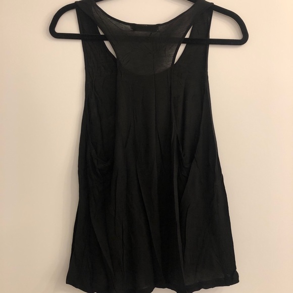 Awesome Chrldr black racerback tank size S - Picture 3 of 3